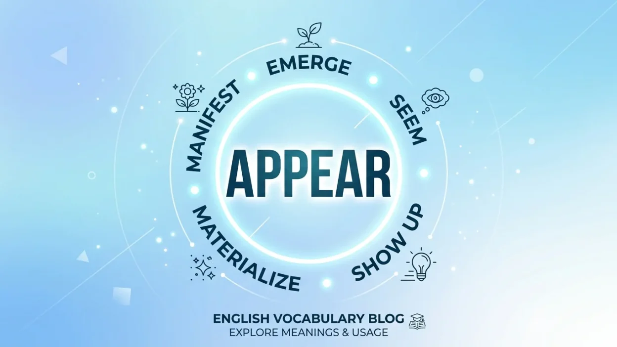 Appear Synonyms
