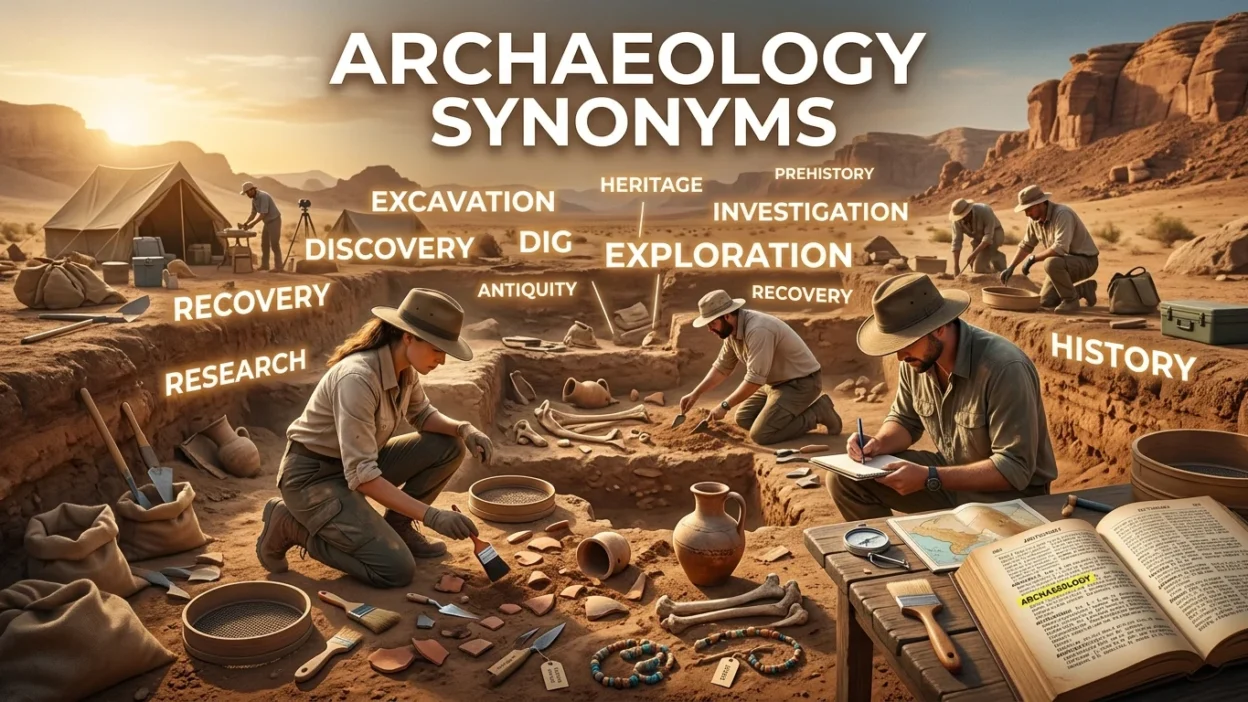 Archaeology Synonyms