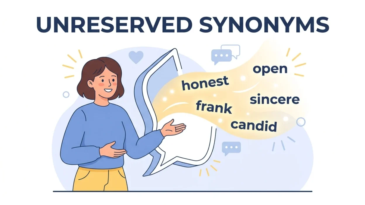 Unreserved Synonyms